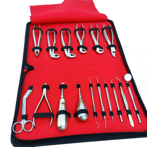 Surgical Dental Instruments 16Pcs Oral Dental Surgery Extracting Elevators Force