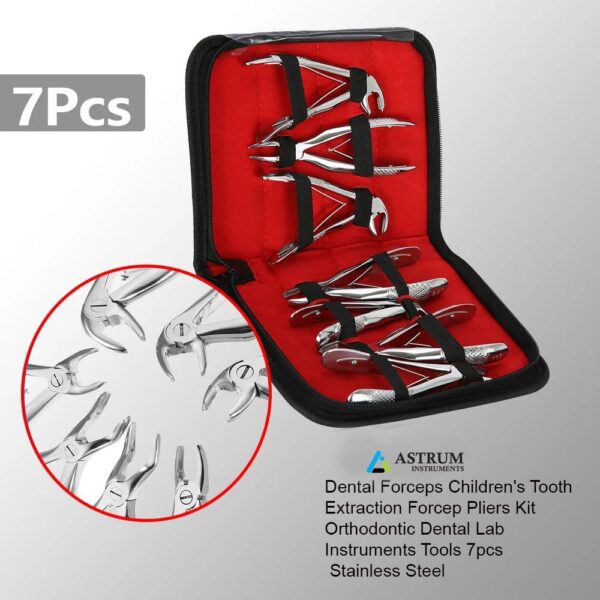 Dental Forceps Children's Tooth Extraction forceps Plier Kit Orthodontic Dental