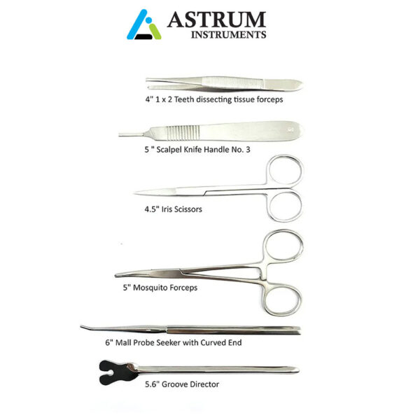 Suture Practice Kit for students training Mosquito forceps Tools for Medical Use - Image 3
