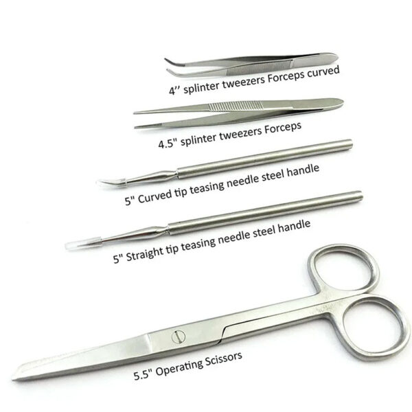 Suture Practice Kit for students training Mosquito forceps Tools for Medical Use - Image 5